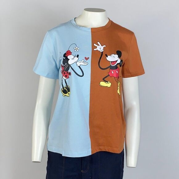 ZARA DISNEY TWO COLOR T-SHIRT SHIRT - Picture 4 of 13